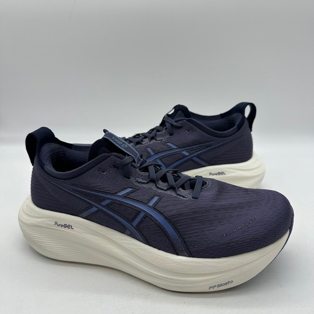 ASICS‎ 1011B958 Mens Size 8.5 Denim Blue FFBlast+ GEL-Nimbus 27 Running Shoes
